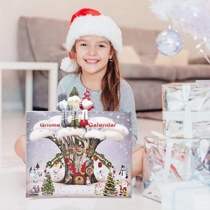 2026 Advent Calendar Gnome - 24 Day Holiday Countdown with Handcrafted Plush Gnomes and Daily Festive Surprises