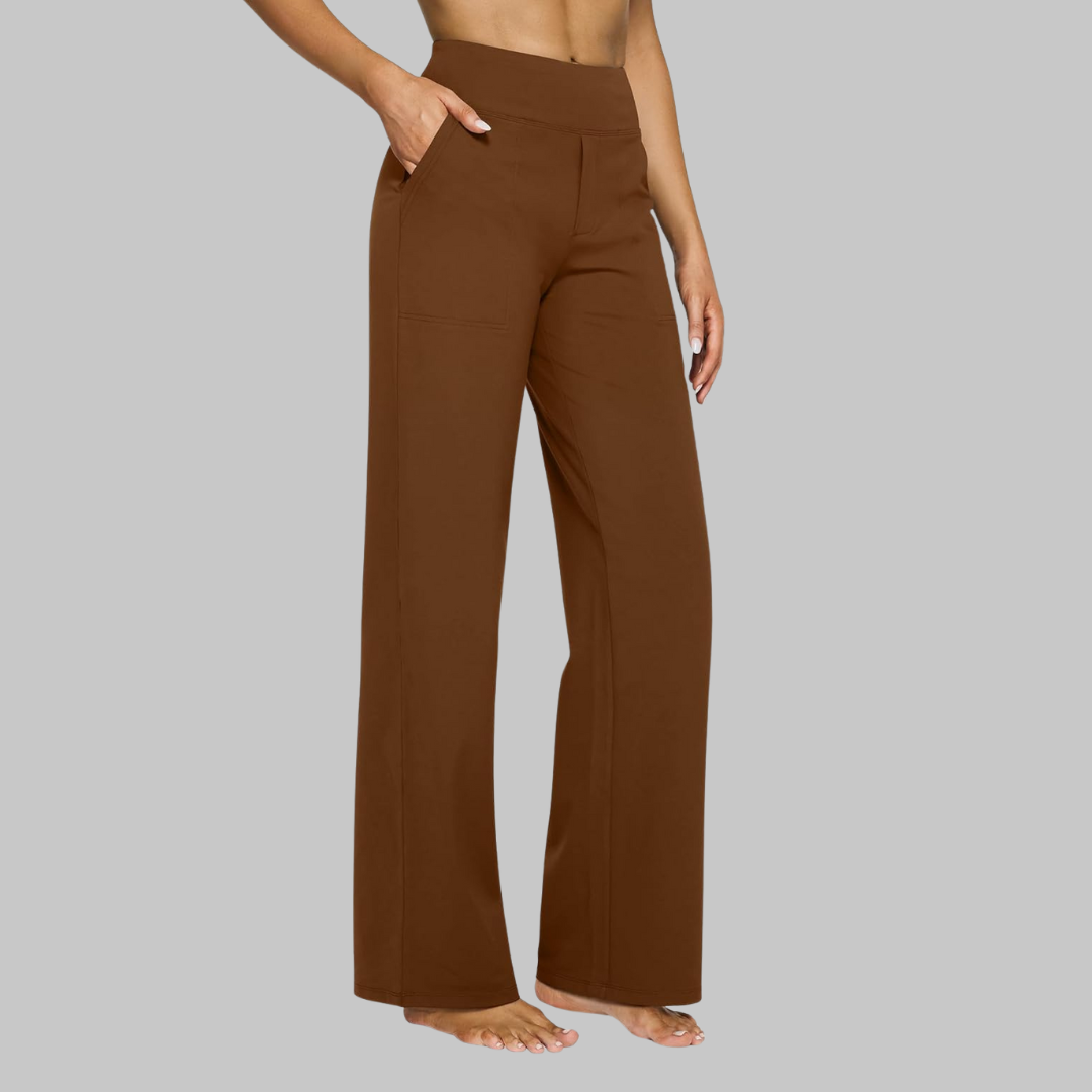 Elegant High-Waisted Wide-Leg Trousers – Your New Go-To Item