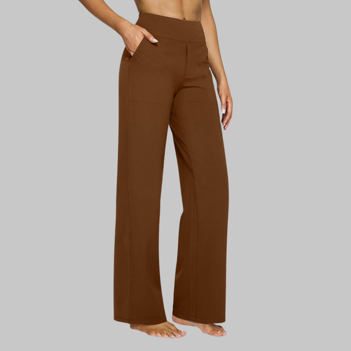 Elegant High-Waisted Wide-Leg Trousers – Your New Go-To Item