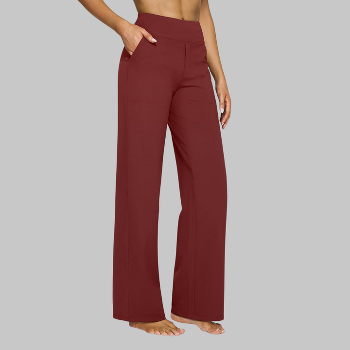 Elegant High-Waisted Wide-Leg Trousers – Your New Go-To Item
