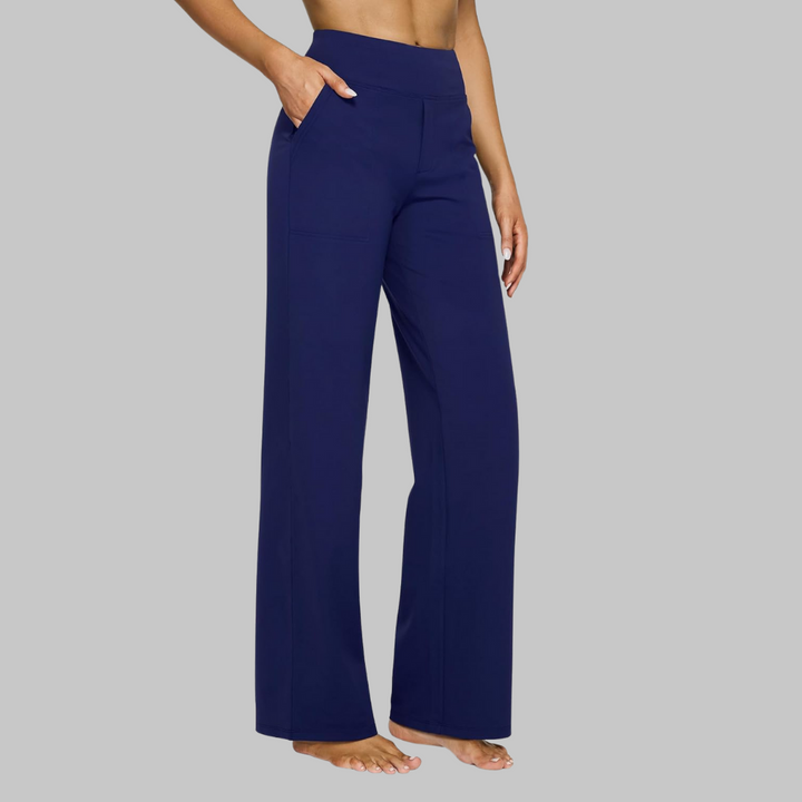 Elegant High-Waisted Wide-Leg Trousers – Your New Go-To Item