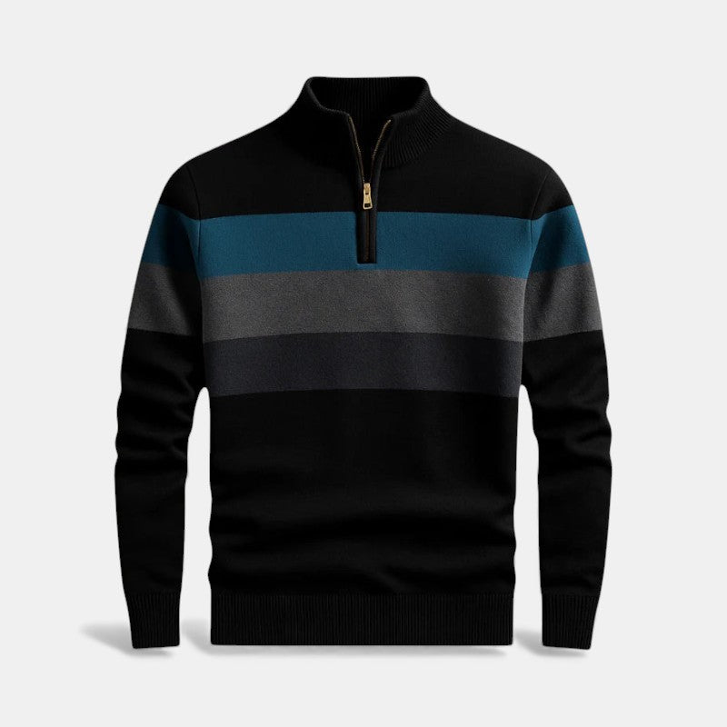 Men’s Quarter Zip Pullover Warmth Timeless Design