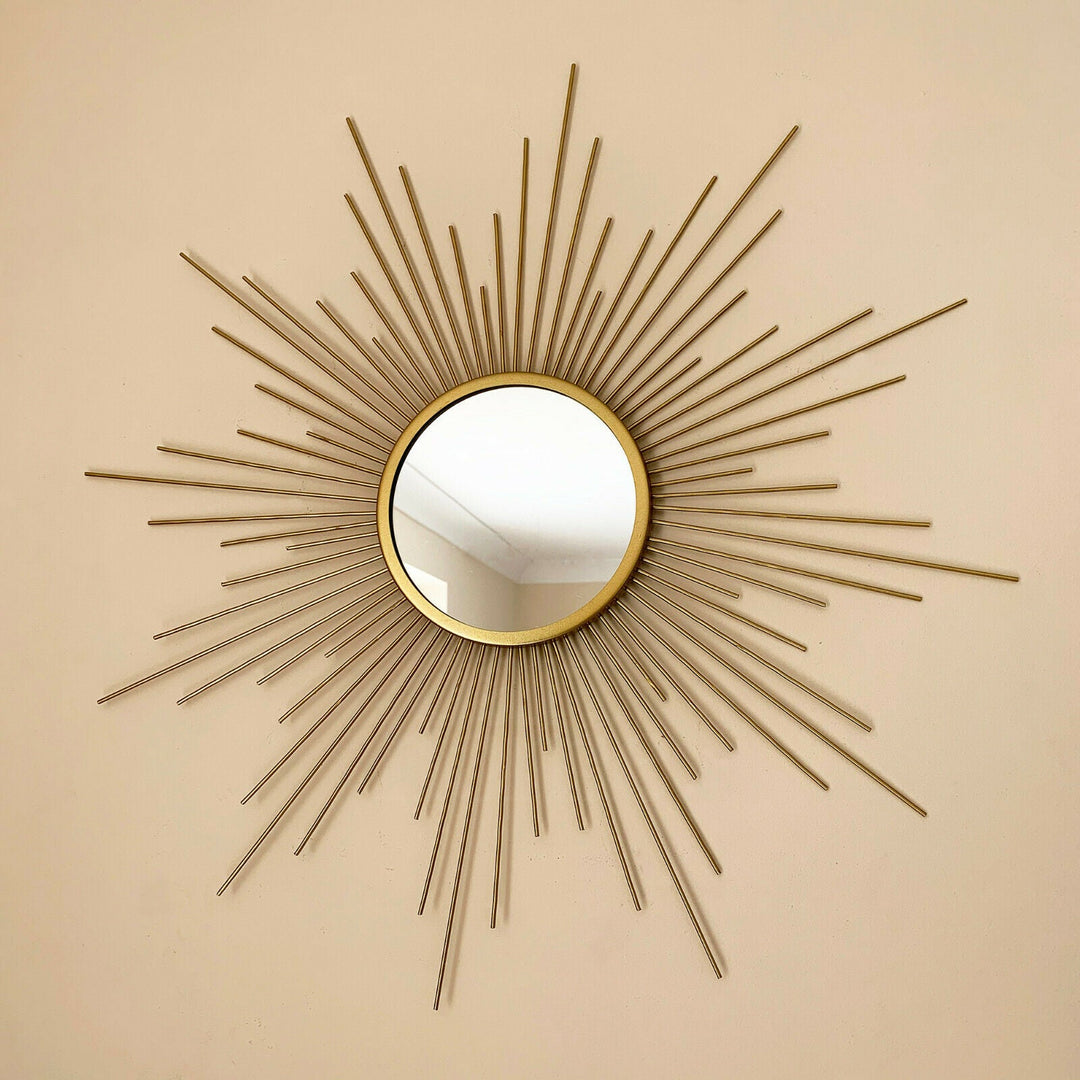 Gold Sunburst Mirror 60cm