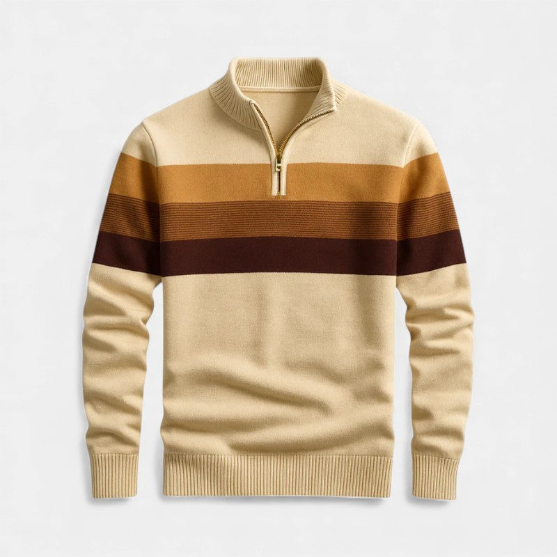 Men’s Quarter Zip Pullover Warmth Timeless Design