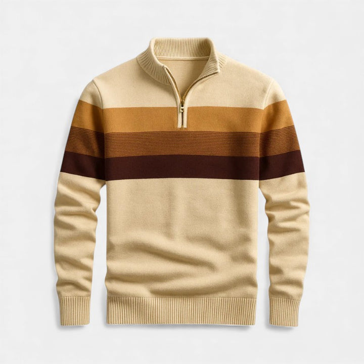 Men’s Quarter Zip Pullover Warmth Timeless Design
