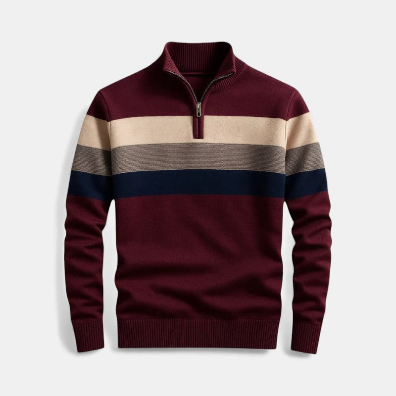 Men’s Quarter Zip Pullover Warmth Timeless Design