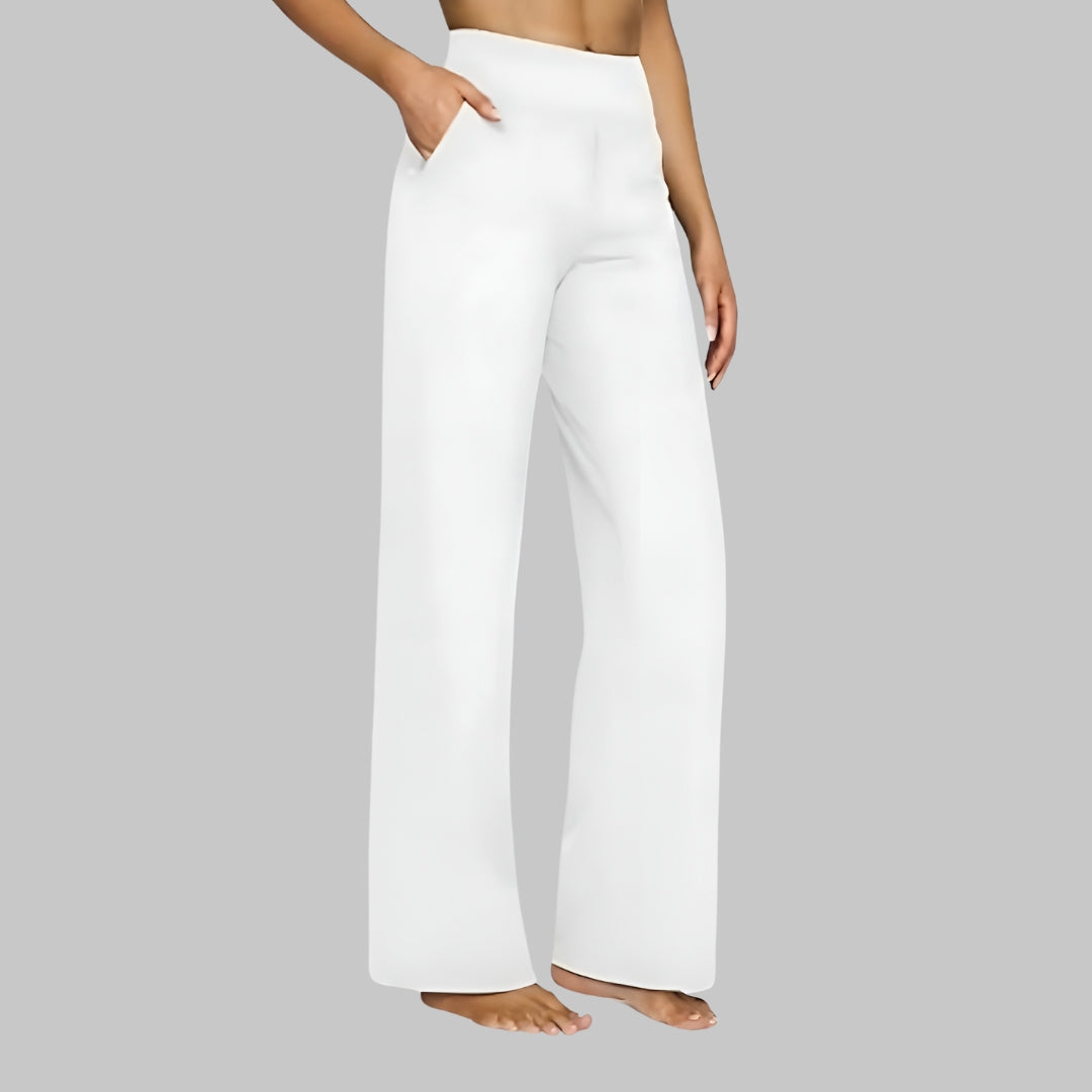 Elegant High-Waisted Wide-Leg Trousers – Your New Go-To Item