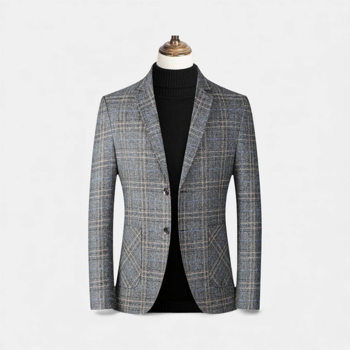 Men’s Blazer Comfort Classic Tartan Style