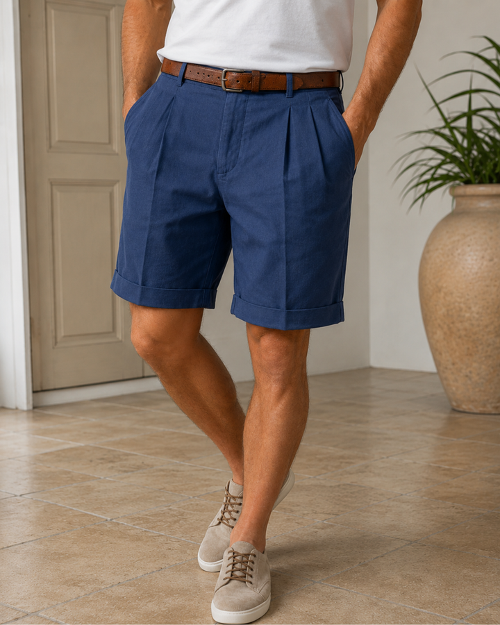 Erick Classic Pleated Men's Shorts