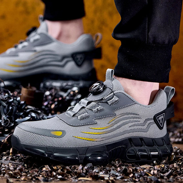 Safety Sneakers with Steel Toe and Dial Closure