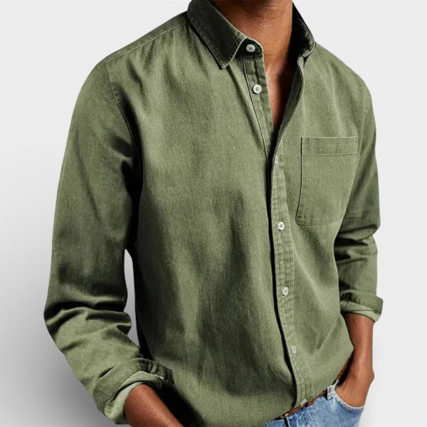 Men’s Timeless Long Sleeve Shirt Classic Casual Wear