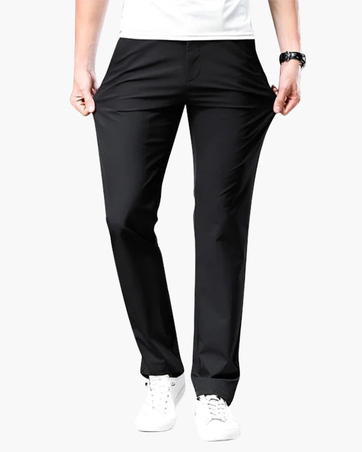 Men's Slim Fit Casual Chino Pants Lightweight Trousers