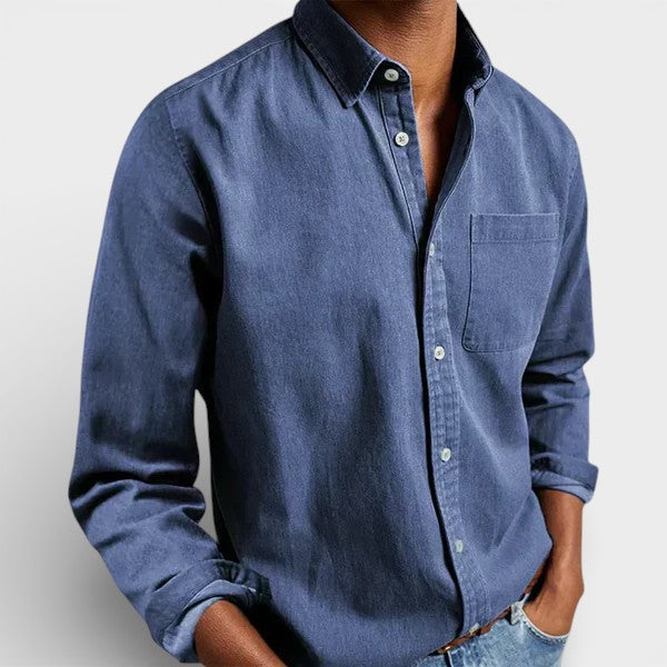 Men’s Timeless Long Sleeve Shirt Classic Casual Wear