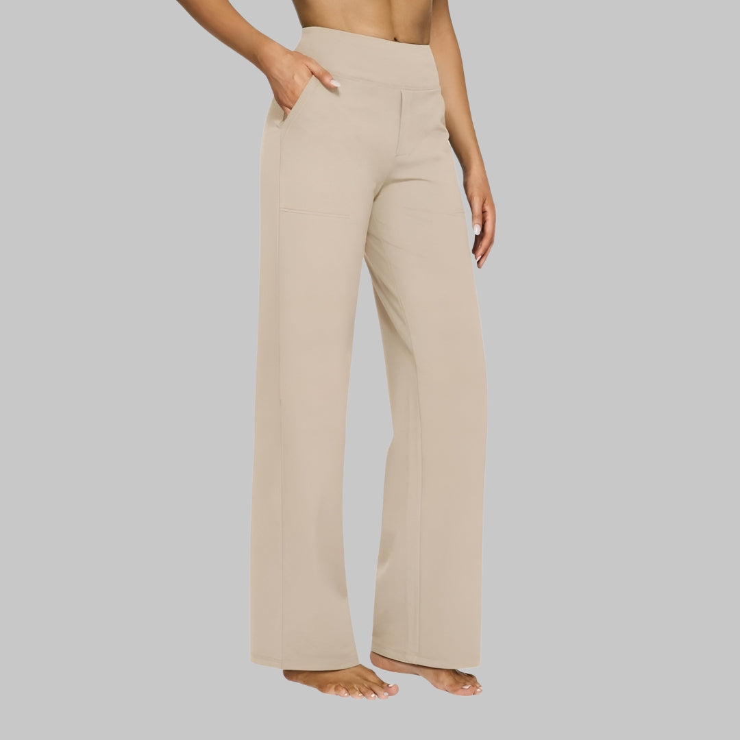 Elegant High-Waisted Wide-Leg Trousers – Your New Go-To Item