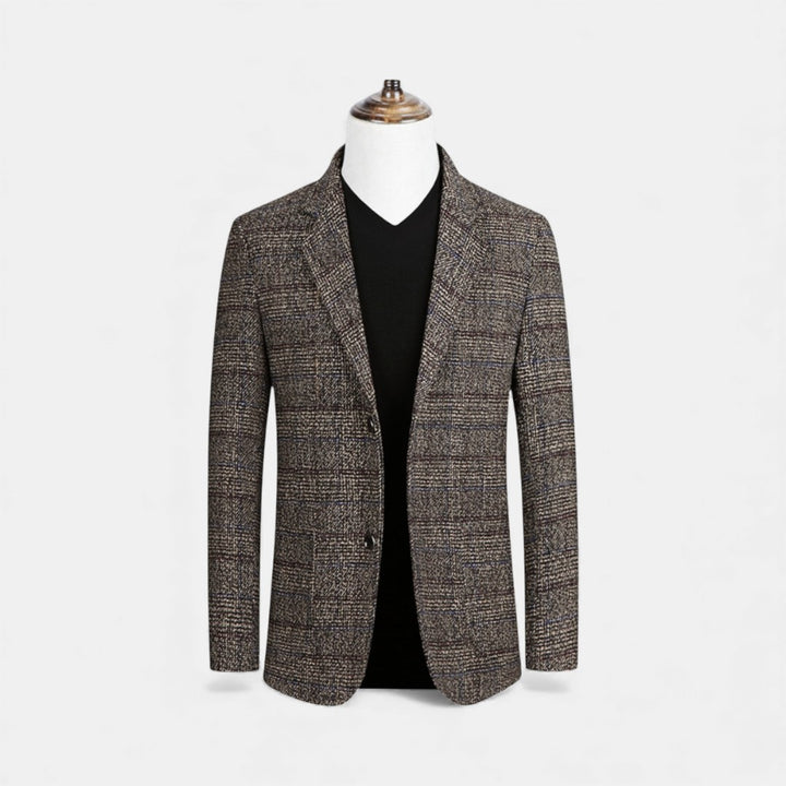 Men’s Blazer Comfort Classic Tartan Style