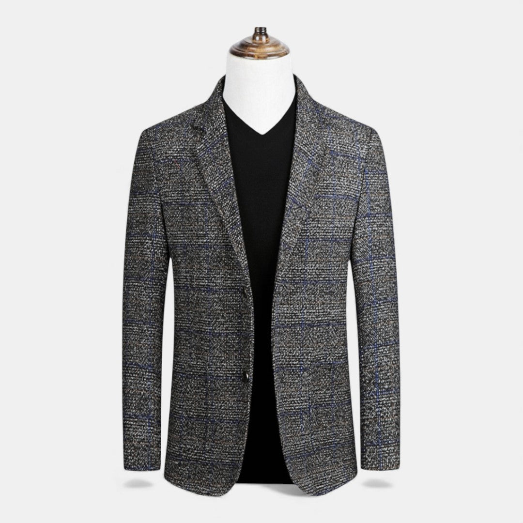 Men’s Blazer Comfort Classic Tartan Style