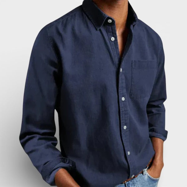 Men’s Timeless Long Sleeve Shirt Classic Casual Wear