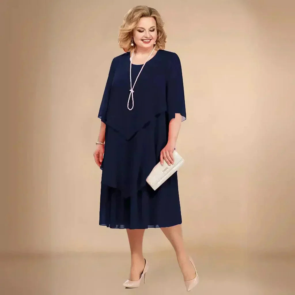 Women's Formal Cocktail Midi Dress