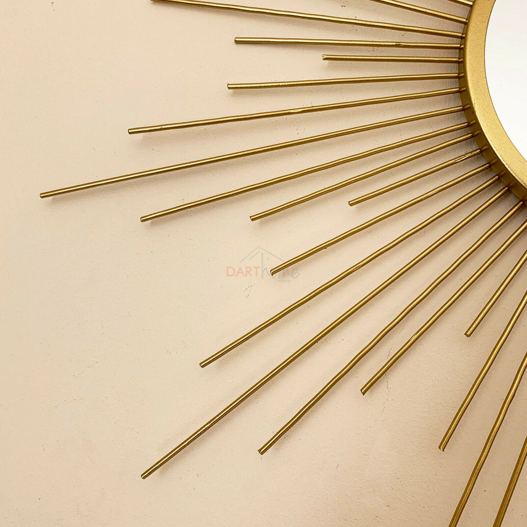 Gold Sunburst Mirror 60cm