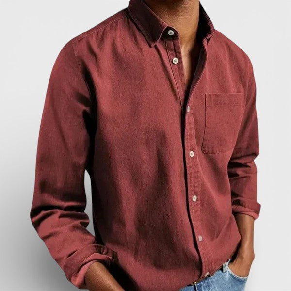 Men’s Timeless Long Sleeve Shirt Classic Casual Wear