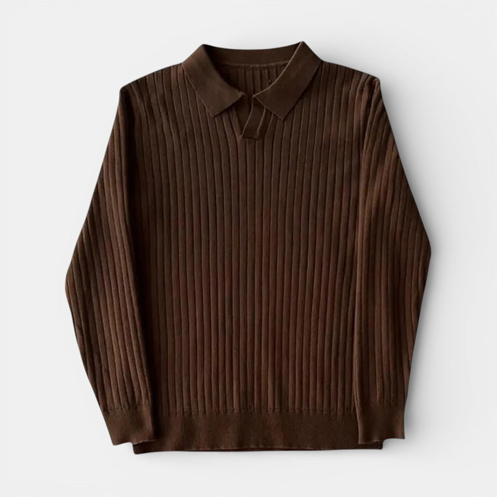 Men’s Open Collar Shirt Relaxed Fit Elegant Style