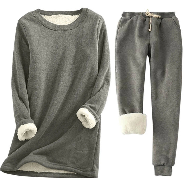 Women's Thermal Set | Solid Color Two-Piece | Warm & Comfortable