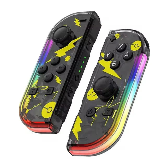 Wireless RGB Game Controller Pair with LED Light Strips