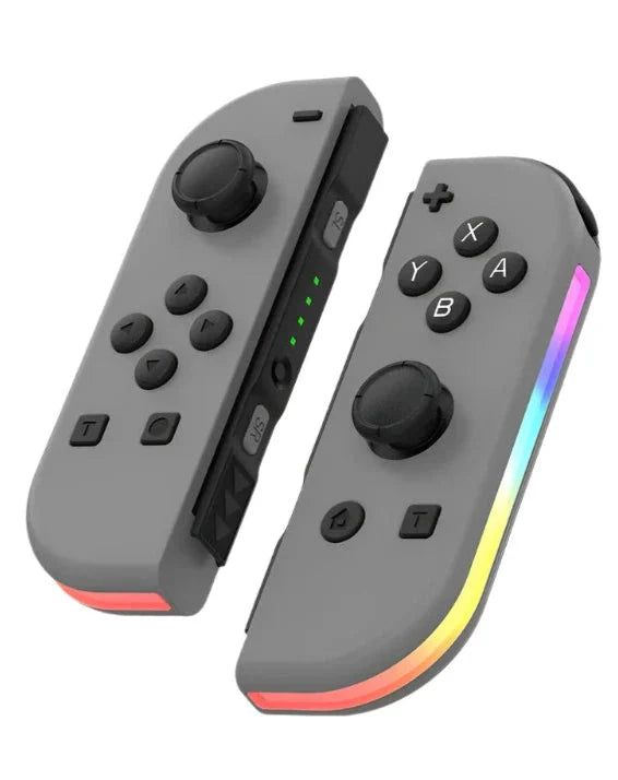 Wireless RGB Game Controller Pair with LED Light Strips
