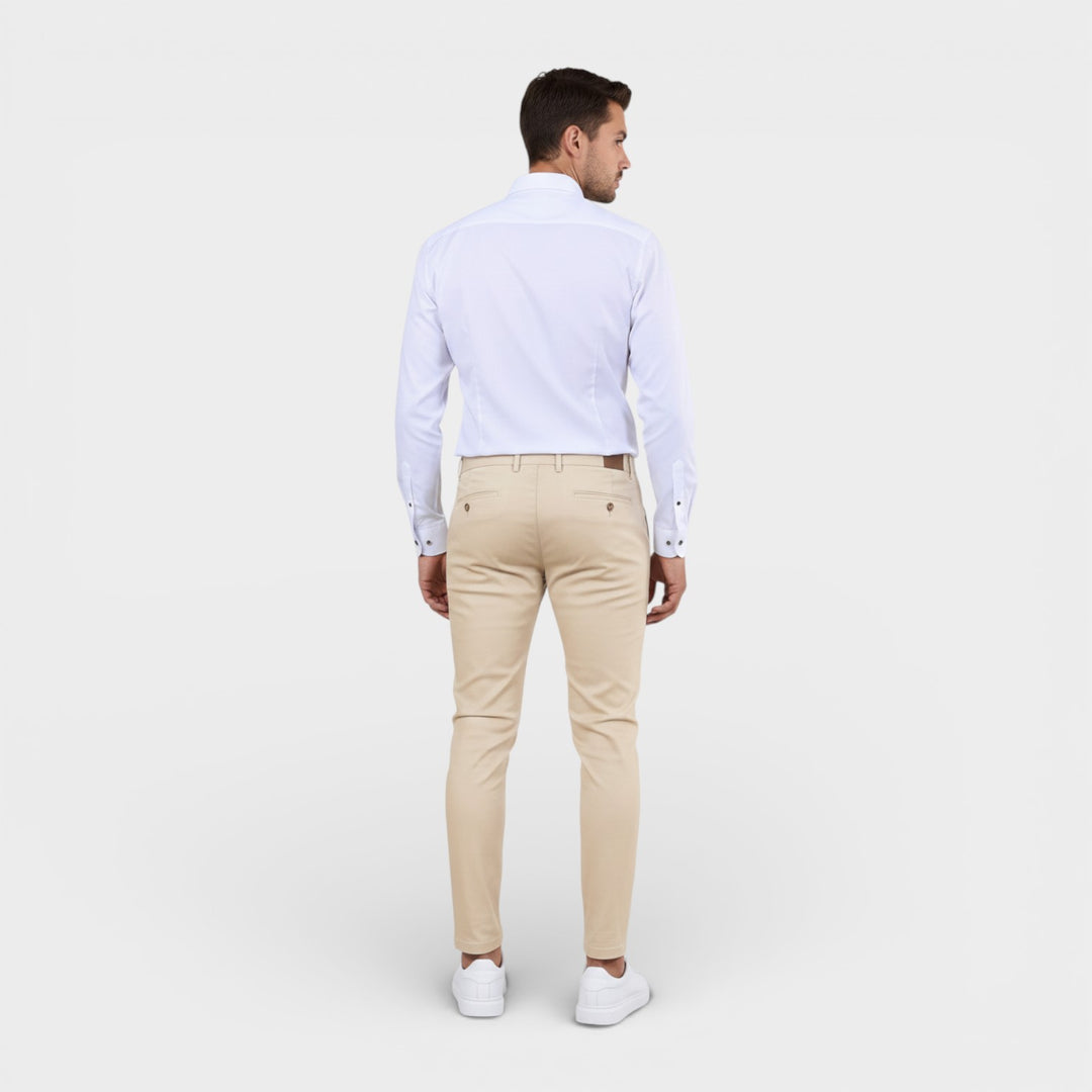 Men’s Classic Chino Pants Straight Fit Timeless Elegance