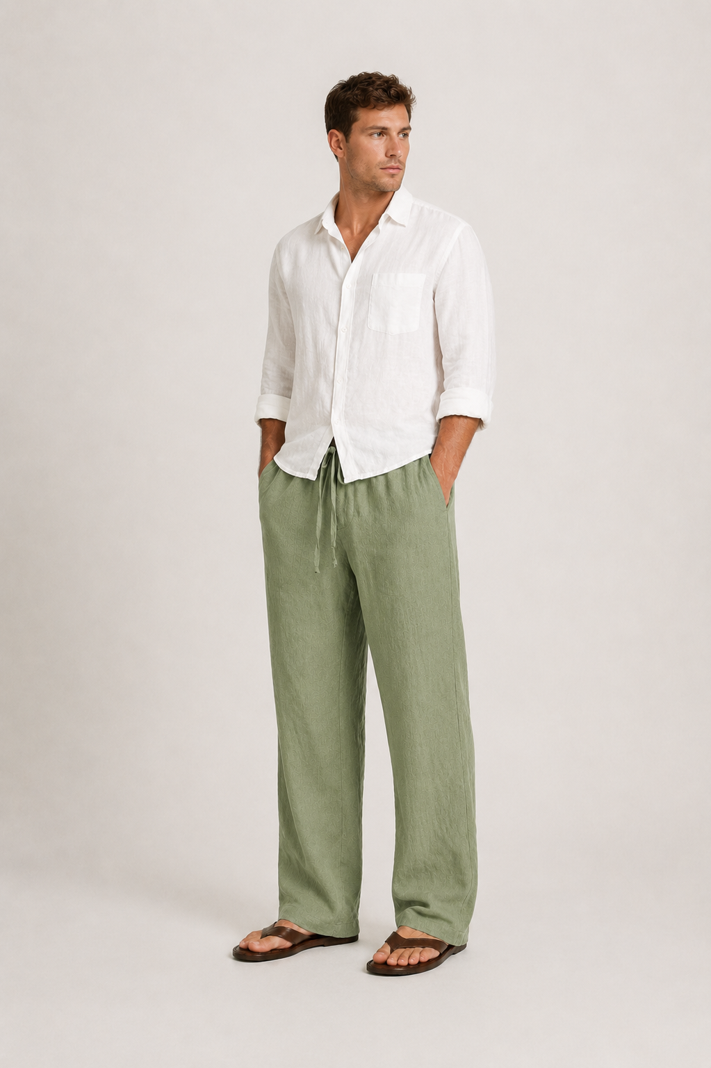 Men's Linen Pants - Relaxed Comfort Timeless Summer Style