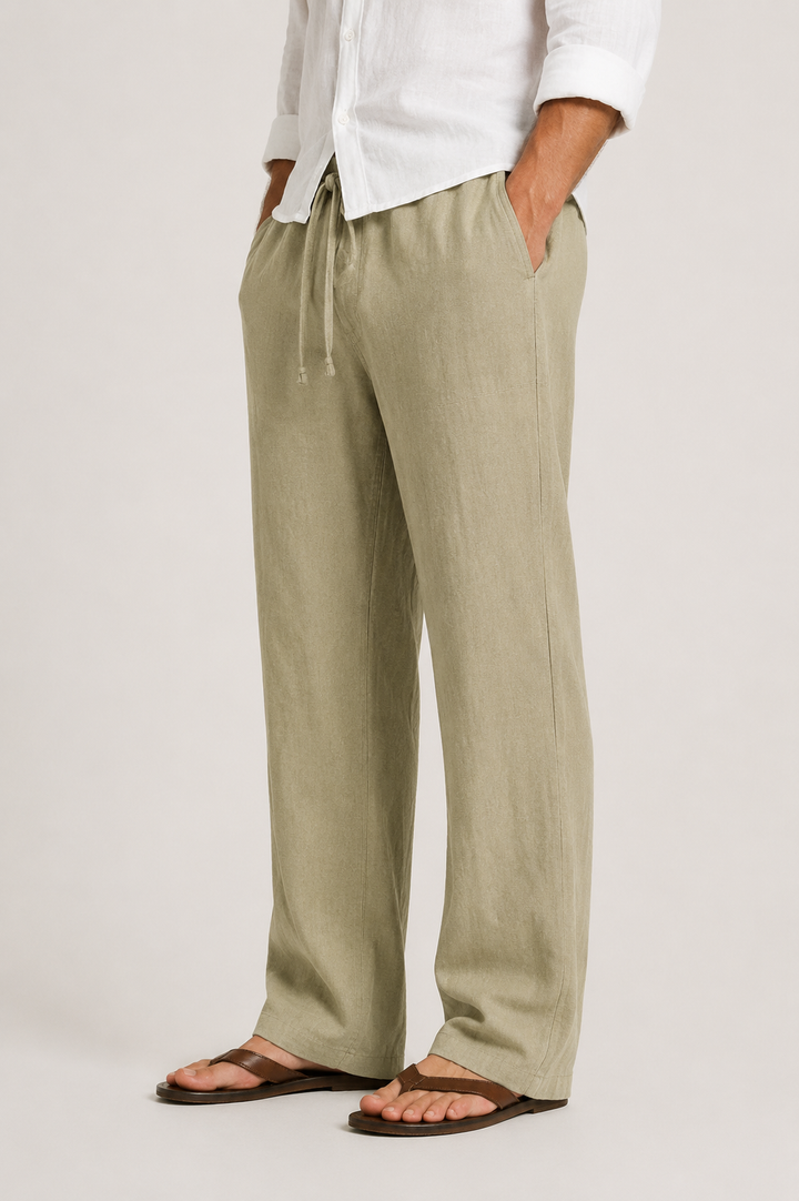 Men's Linen Pants - Relaxed Comfort Timeless Summer Style