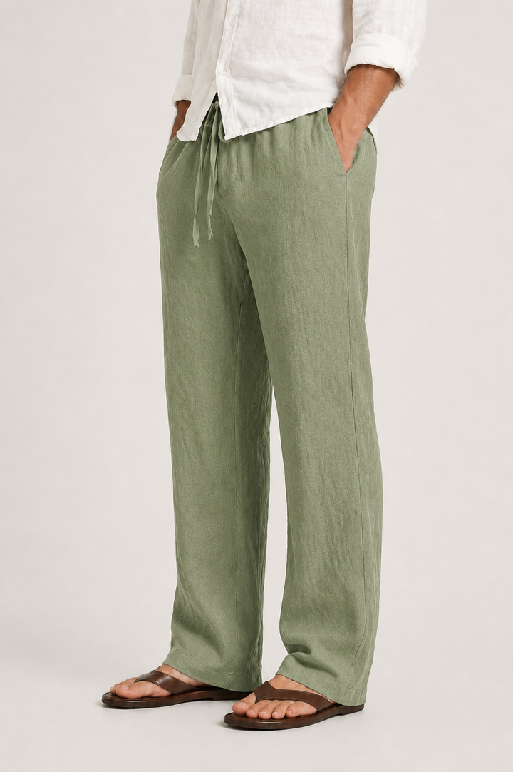 Men's Linen Pants - Relaxed Comfort Timeless Summer Style