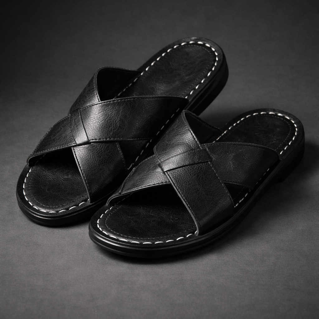 Men's Cross-Strap Sandals | Casual