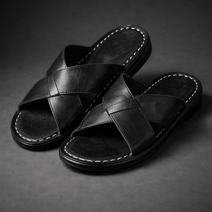 Men's Cross-Strap Sandals | Casual