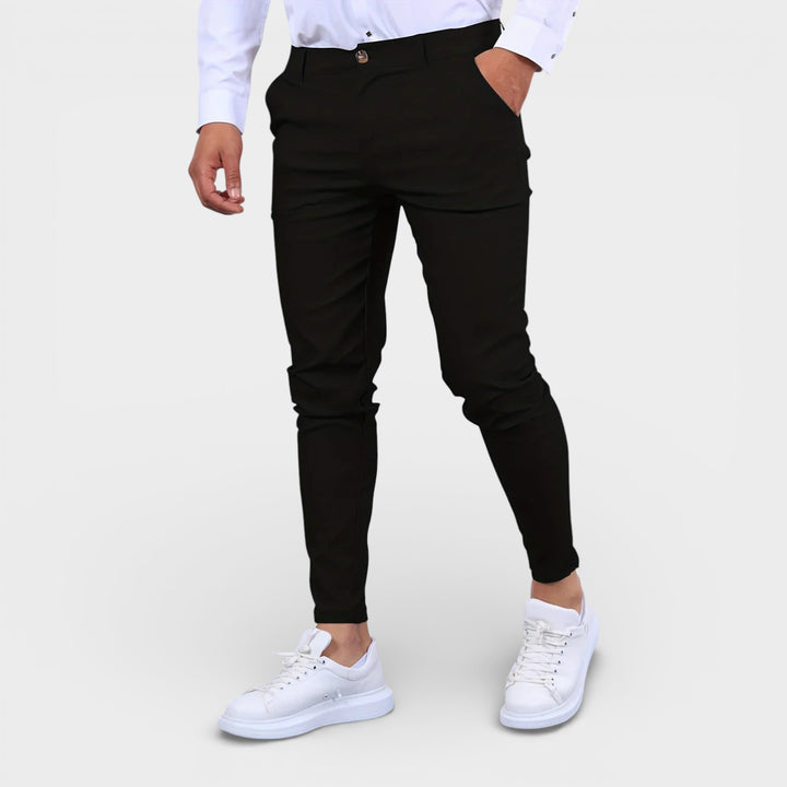 Men’s Classic Chino Pants Straight Fit Timeless Elegance