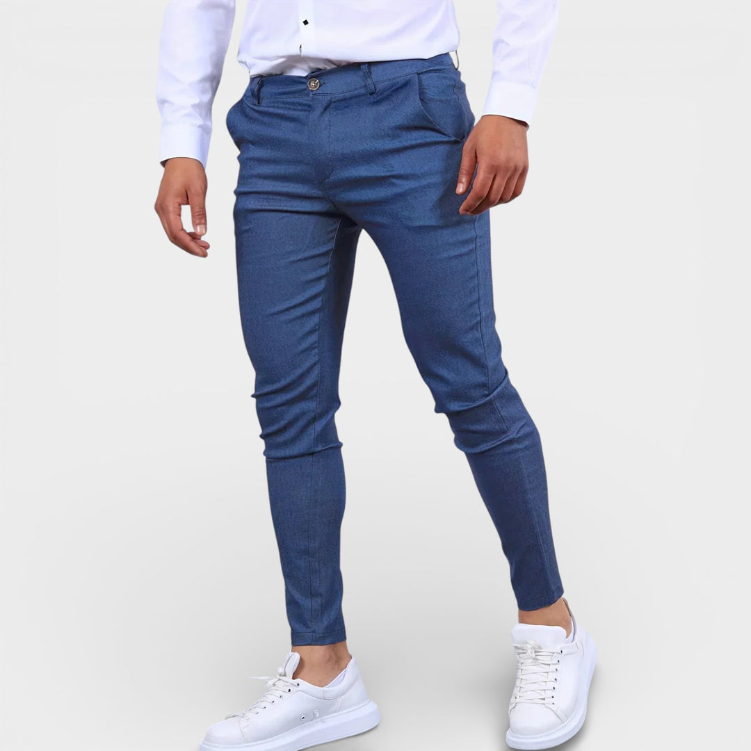 Men’s Classic Chino Pants Straight Fit Timeless Elegance