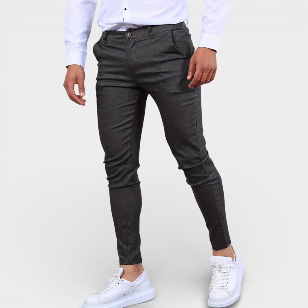 Men’s Classic Chino Pants Straight Fit Timeless Elegance