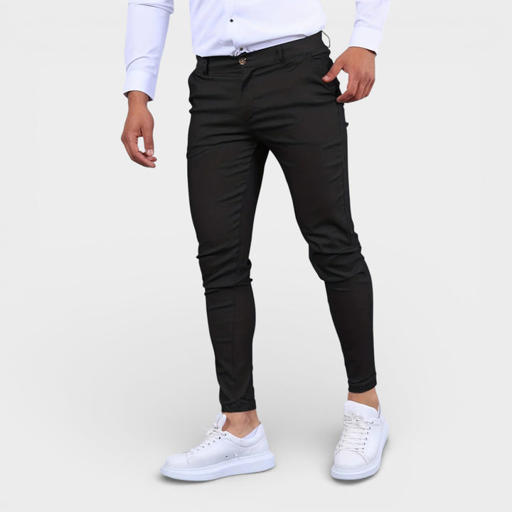 Men’s Classic Chino Pants Straight Fit Timeless Elegance