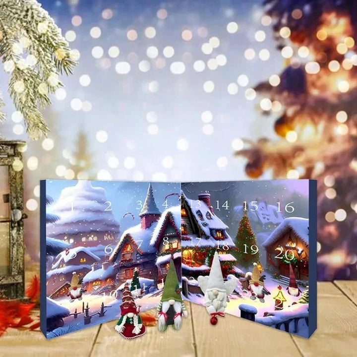 2026 Advent Calendar Gnome - 24 Day Holiday Countdown with Handcrafted Plush Gnomes and Daily Festive Surprises
