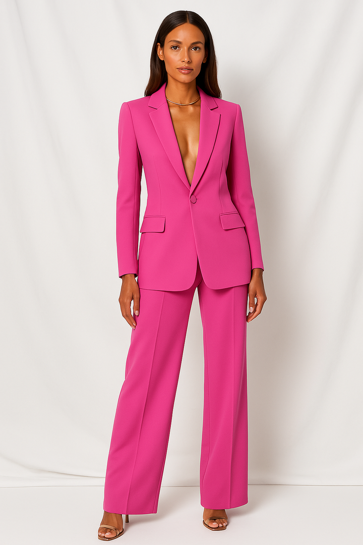 Women's Blazer & Pants Set – Stylish Office Outfit