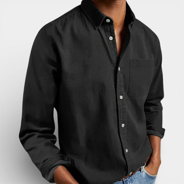 Men’s Timeless Long Sleeve Shirt Classic Casual Wear