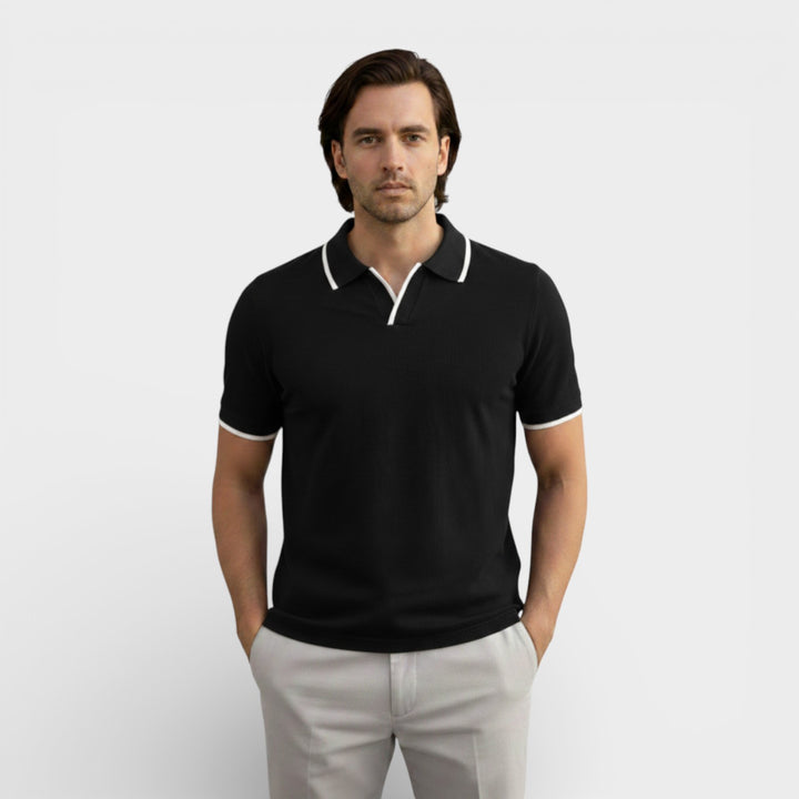 Men's Short Sleeve Knit Polo