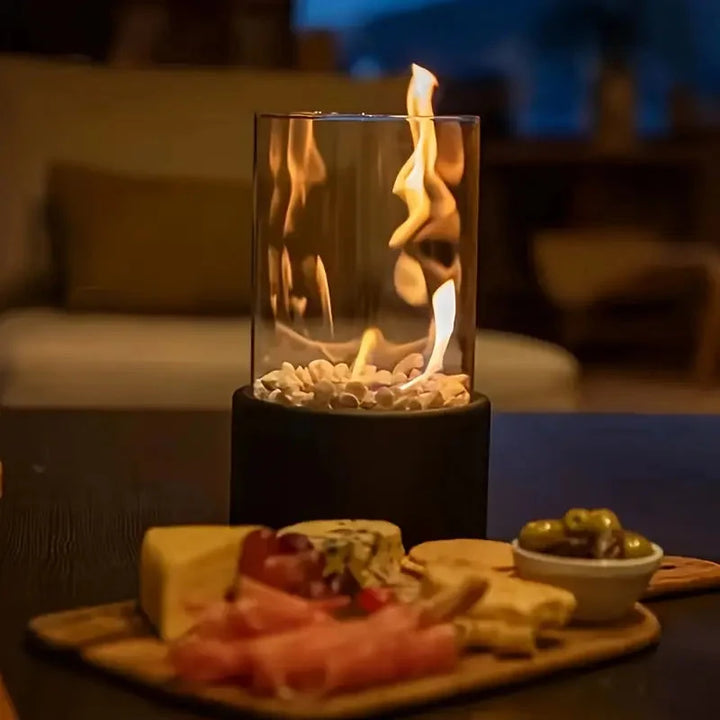Portable Glass Bioethanol Tabletop Fireplace
