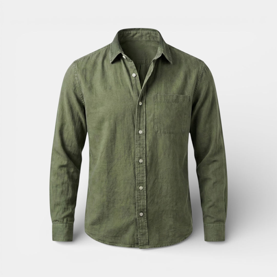 Men’s Timeless Long Sleeve Shirt Classic Casual Wear