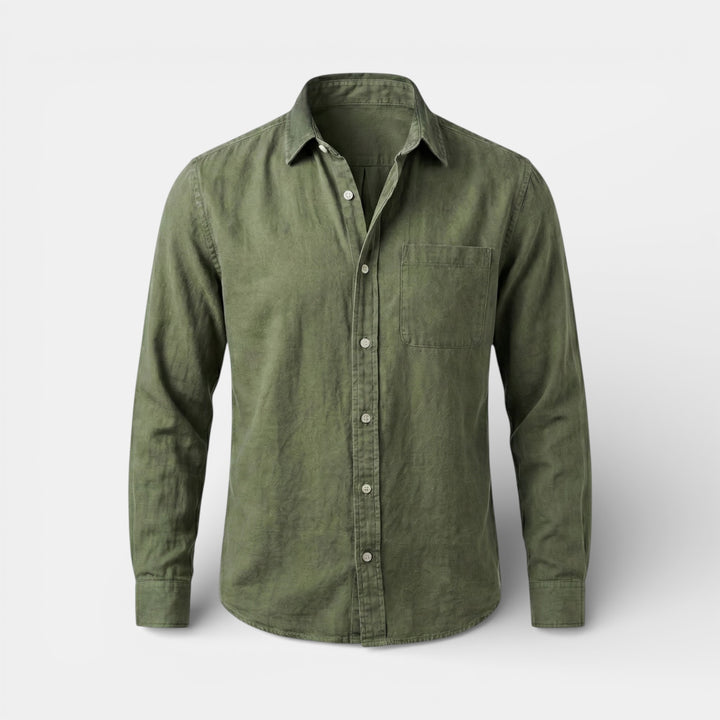 Men’s Timeless Long Sleeve Shirt Classic Casual Wear