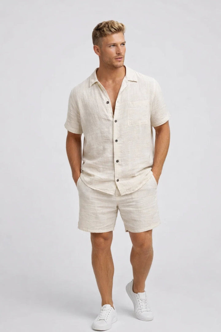 Men's Premium Buttoned Summer Set