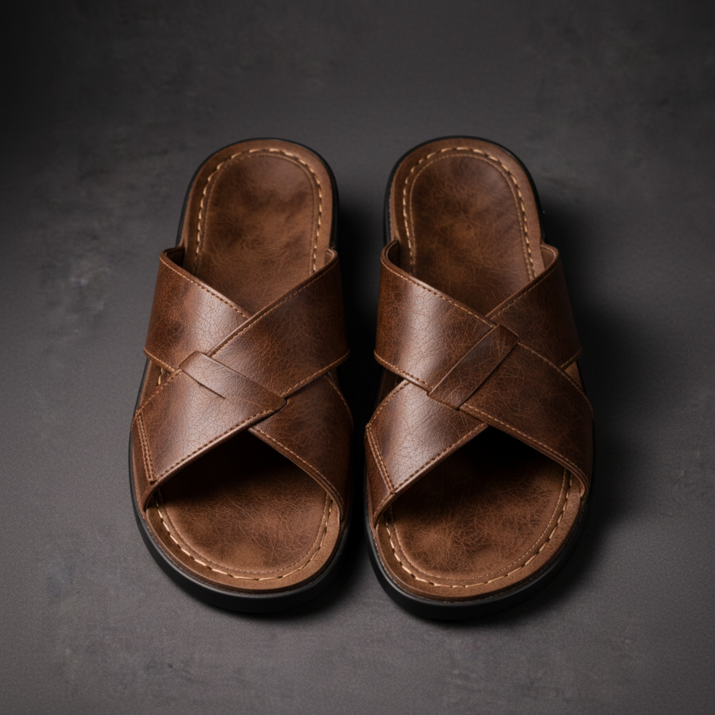 Men's Cross-Strap Sandals | Casual