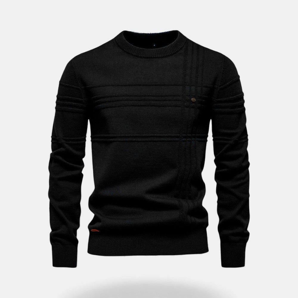 Men’s Classic Crew Neck Pullover Everyday Wear