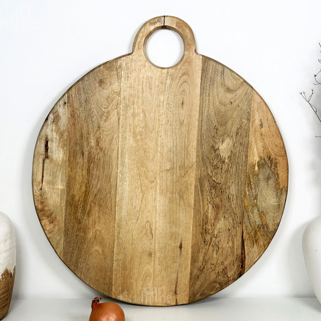 Mango Wood Ring Handle Chopping Boards