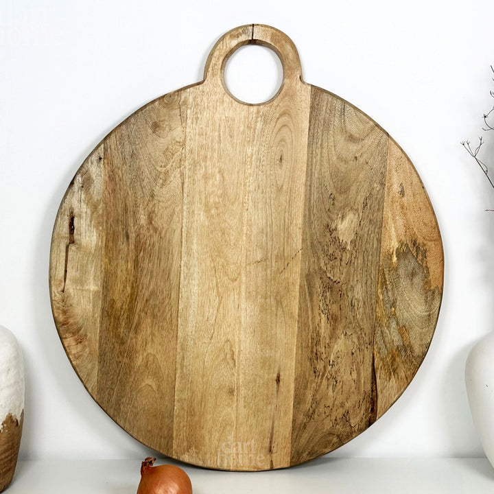 Mango Wood Ring Handle Chopping Boards